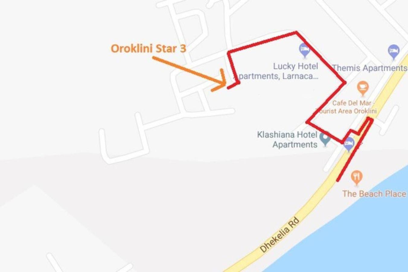 Oroklini Star 3 Daire Larnaca Dış mekan fotoğraf