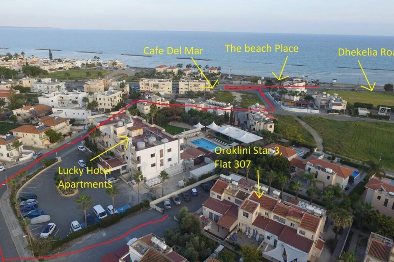 Oroklini Star 3 Daire Larnaca Dış mekan fotoğraf
